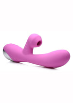 Load image into Gallery viewer, Inmi Shegasm 5 Star Rabbit Suction Come Hither Rechargeable Silicone Vibrator - Pink
