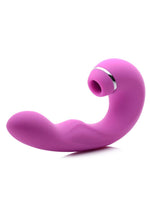 Load image into Gallery viewer, Inmi Shegasm 5 Star Tapping Silicone Rechargeable G-Spot Vibrator with Suction - Pink
