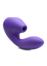 Load image into Gallery viewer, Inmi Shegasm Elevate G-Spot Silicone Rechargeable Vibrator with Clitoral Stimulator - Purple
