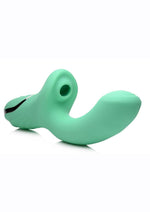 Load image into Gallery viewer, Inmi Shegasm Minty Rechargeable Silicone Suction Rabbit Vibrator - Teal
