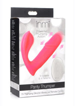 Load image into Gallery viewer, Inmi Shegasm Panty Thumper Rechargeable Silicone Panty Vibe with Remote Control - Pink
