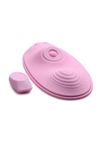 Load image into Gallery viewer, Inmi The Pulse Slider Pulsing and Vibrating Rechargeable Silicone Pad with Remote Control - Pink
