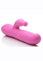 Load image into Gallery viewer, Inmi Versa-Thrust Rechargeable Silicone 10x Rabbit Vibrator with 3 Attachments