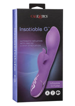 Load image into Gallery viewer, Insatiable G Inflatable G-Flutter Silicone Rechargeable Vibrator - Purple
