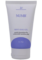 Intimate Enhancements Numb Anal Gel - Mint - 2oz - Bulk