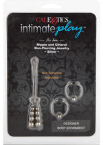 Load image into Gallery viewer, Intimate Play Nipple and Clitoral Non Piercing Jewelry - Silver
