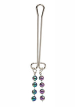 Load image into Gallery viewer, Intimate Play Non-Piercing Beaded Clitoral Jewelry - Silver
