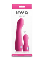 Load image into Gallery viewer, Inya Couplet Rechargeable Silicone Vibrators - Pink - 2pc/Set
