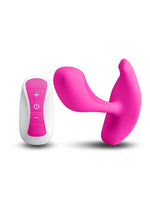 Load image into Gallery viewer, Inya Eros Rechargeable Silicone Vibrating Stimulator with Remote Control - Pink

