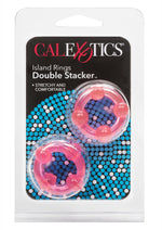 Load image into Gallery viewer, Island Rings Double Stacker Cock Rings - Pink - 2 Piece Set

