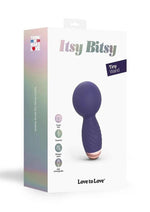 Load image into Gallery viewer, Itsy Bitsy Rechargeable Silicone Bullet - Blue/Midnight Indigo