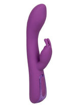 Load image into Gallery viewer, Jack Rabbit Elite Warming Rabbit Rechargeable Silicone Vibrator with Clitoral Stimulator - Purple
