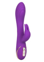 Load image into Gallery viewer, Jack Rabbit Signature Heated Silicone Rotating G Rabbit Rechargeable Vibrator - Purple