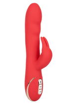 Load image into Gallery viewer, Jack Rabbit Signature Heated Silicone Ultra-Soft Rabbit Rechargeable Vibrator - Red
