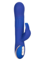 Load image into Gallery viewer, Jack Rabbit Signature Silicone Rotating Beaded Rabbit Vibrator Multi Function USB Rechargeable Waterproof - Blue