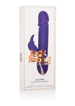 Load image into Gallery viewer, Jack Rabbit Signature Silicone Thrusting Rabbit Rechargeable Vibrator - Purple
