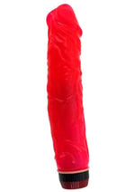 Load image into Gallery viewer, Jelly Caribbean Number 9 Vibrator - Red - 9in

