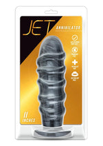 Load image into Gallery viewer, Jet Annihilator Butt Plug - Carbon Metallic - Black