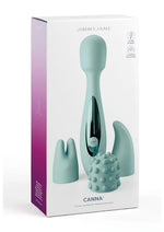 Load image into Gallery viewer, Jimmyjane Canna Rechargeable Silicone Massager - Teal