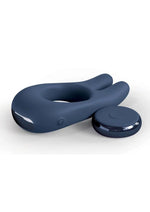 Load image into Gallery viewer, Jimmyjane Deimos Rechargeable Silicone Dual Vibe Cock Ring - Blue