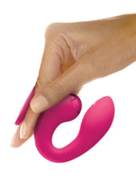 Load image into Gallery viewer, Jimmyjane Dual Gripp Rechargeable Silicone Dual Stimulating Vibrator
