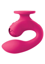 Load image into Gallery viewer, Jimmyjane Dual Gripp Rechargeable Silicone Dual Stimulating Vibrator - Pink

