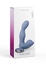 Load image into Gallery viewer, Jimmyjane Pulsus P-Spot Rechargeable Silicone Dual Stimulator with Remote - Blue