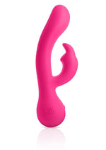 Load image into Gallery viewer, Jimmyjane Ruby Rabbit Rechargeable Silicone Flexible Rabbit Vibrator - Pink
