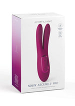 Load image into Gallery viewer, Jimmyjane Solis Ascend 2 Pro Rechargeable Silicone Warming Vibrator - Purple