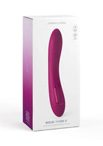 Load image into Gallery viewer, Jimmyjane Solis Form 6 Rechargeable Silicone Vibrator - Fuchsia