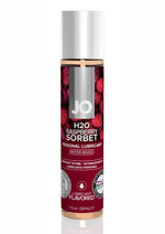 Load image into Gallery viewer, JO H2o Water Based Flavored Lubricant Raspberry Sorbet - 1oz
