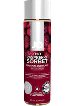 Load image into Gallery viewer, JO H2o Water Based Flavored Lubricant Raspberry Sorbet - 4oz
