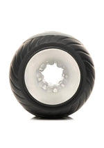 Load image into Gallery viewer, Jock 10x Vibrating and Squeezing Masturbator - Black/Clear/Grey
