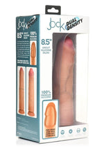 Load image into Gallery viewer, Jock Dual Density Uncut Dildo - Caramel - 8.5in
