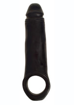 Load image into Gallery viewer, Jock Realistic Penis Enhancer with Ball Strap - Black - 2in

