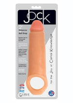 Load image into Gallery viewer, Jock Realistic Penis Enhancer with Ball Strap - Vanilla - 2in

