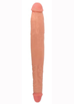 Load image into Gallery viewer, Jock Tapered Double Dildo - Vanilla - 13in
