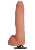 Load image into Gallery viewer, Jock Vibrating Dildo with Balls - Vanilla - 11in