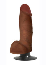 Load image into Gallery viewer, Jock Vibrating Dildo with Balls - Caramel - 7in