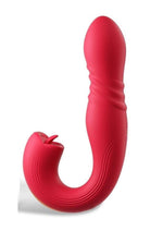 Load image into Gallery viewer, Joi Thrust 2 Pressure Sensing App Controlled Thrusting G-Spot Silicone Rechargeable Vibrator and Tongue Clit Licker