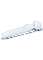 Load image into Gallery viewer, Joystick Textured Glass Dildo
