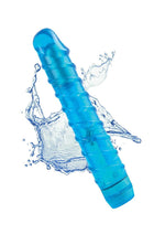 Load image into Gallery viewer, Juicy Jewels Aqua Crystal Vibrator - Blue