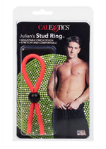 Load image into Gallery viewer, Julians Stud Ring Lasso Cock Ring - Assorted Colors/Multicolor
