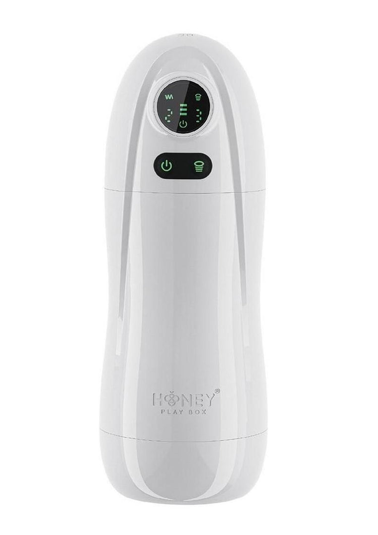 Kai 2 Automatic Sucking Vibrating Rechargeable Male Masturbator - Black/White