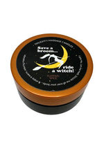 Load image into Gallery viewer, Kama Sutra Halloween Mini Massage Candle 1oz Ride A Witch - Pumpkin Spice
