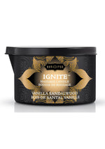 Load image into Gallery viewer, Kama Sutra Ignite Massage Candle Vanilla Sandalwood - 6oz