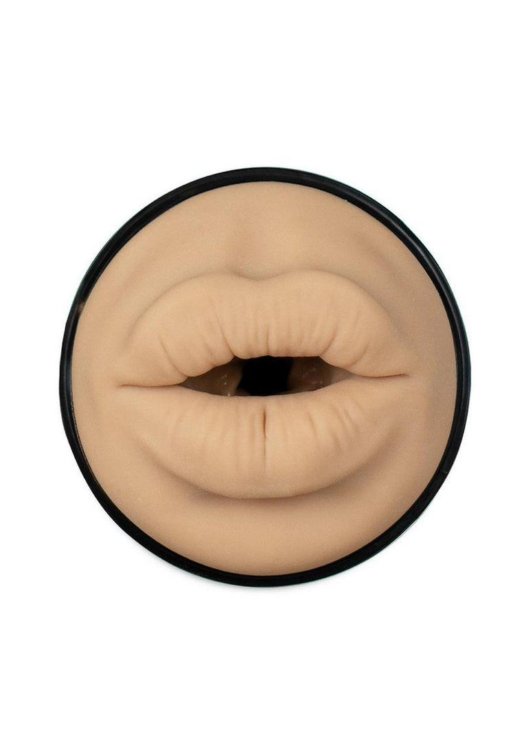Powerblow and Feel Victoria June Stroker Kit - Mouth - Black/Vanilla