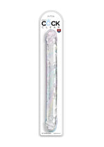 Load image into Gallery viewer, King Cock Clear Double Dildo - Clear - 18in
