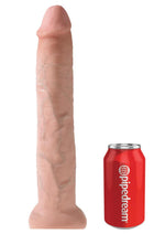 Load image into Gallery viewer, King Cock Dildo - Vanilla - 13in
