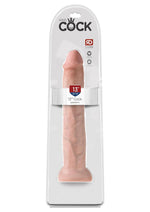 Load image into Gallery viewer, King Cock Dildo - Vanilla - 13in
